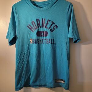 NBA Hornets Blue Basketball Tee